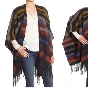 Treasure and Bond Fringed Poncho